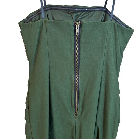 Jodi Kristopher Bandage Dress Womens Sz 5 Cocktail Studded Edgy Grunge Glam Mini - Picture 9 of 12